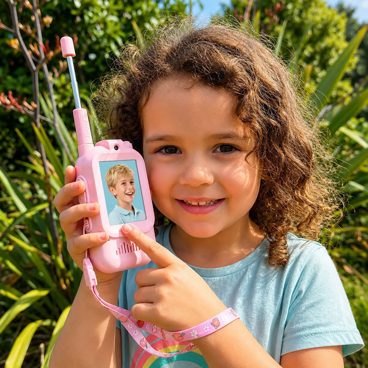 KidCam Talkies™ Paquete de 2 Walkie-Talkies con Vídeo y Pantalla HD📱👨👩👧👦