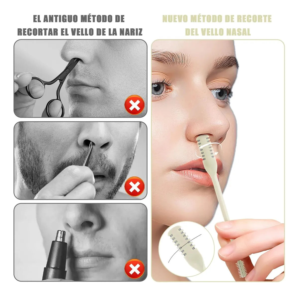 PureNose® Cortador de vello nasal x2 Unidades UPSELL