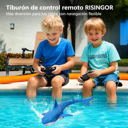 SeaBuddy™ Tiburón con Control Remoto y Nado Realista 🌊✨