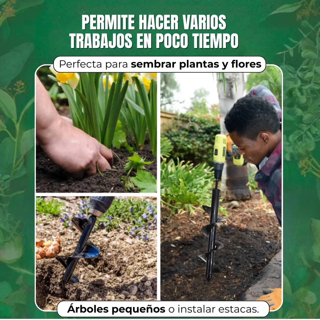 GroundDrill™ Perforador de Tierra para Taladro