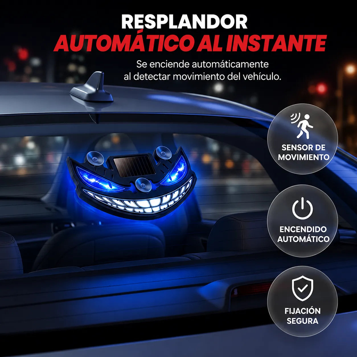 DevilEye Solar™ Luz de Advertencia con Panel Solar para carro🚨🚗