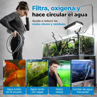 🐟 AquaFlow Pro™ Filtro Automático Silencioso para Acuarios💧