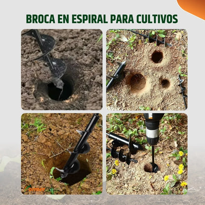 GroundDrill™ Perforador de Tierra para Taladro