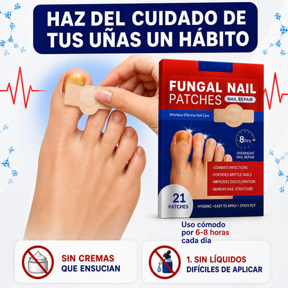 DermaPatch Pro™ Parches antifúngico para hongos (21 Unidades) 🦶
