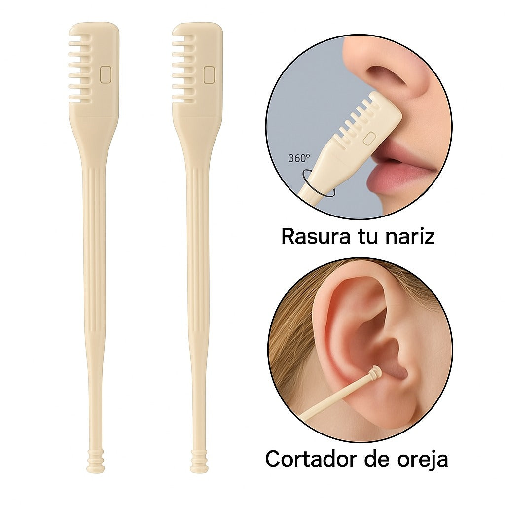 PureNose® Cortador de vello nasal x2 Unidades -