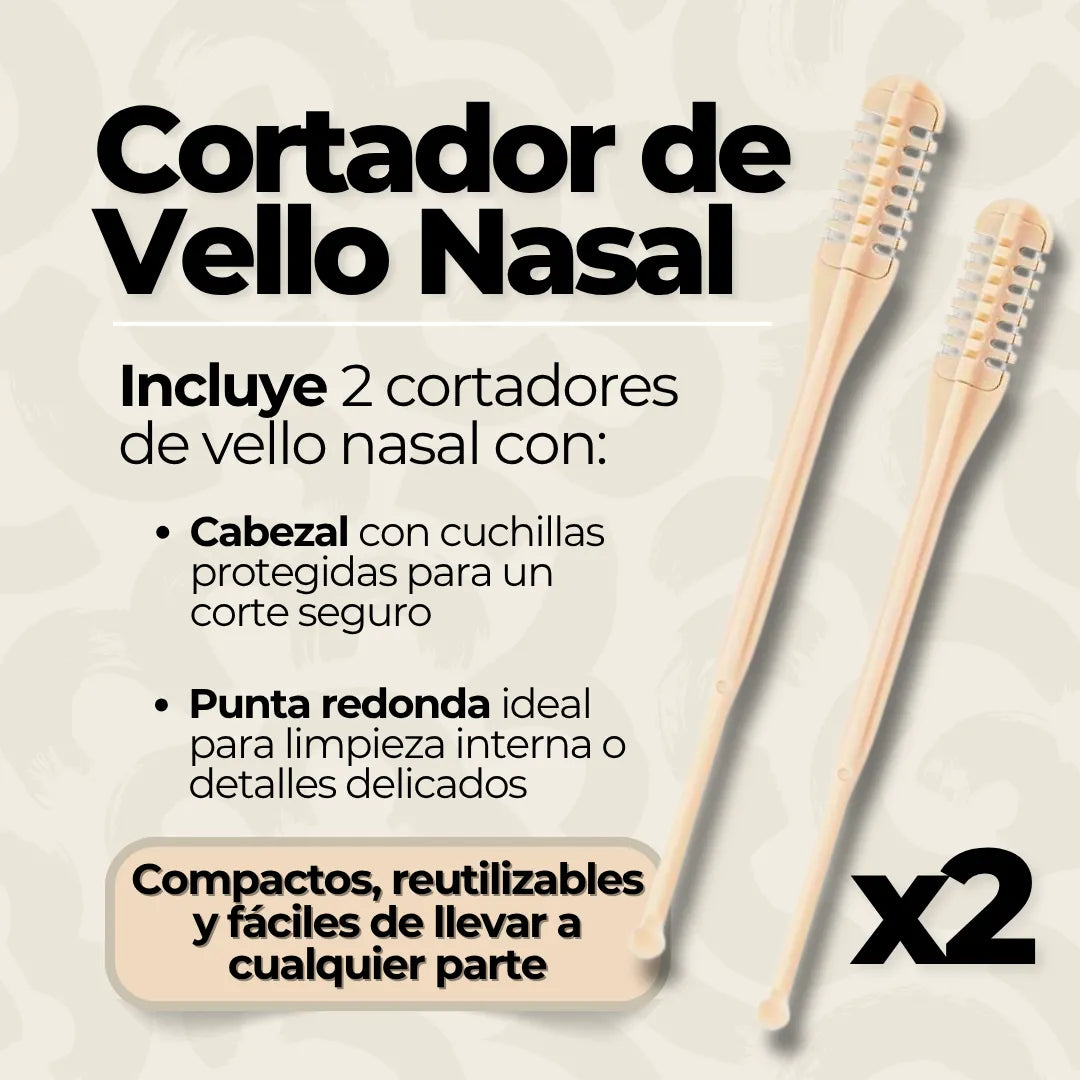 PureNose® Cortador de vello nasal x2 Unidades UPSELL