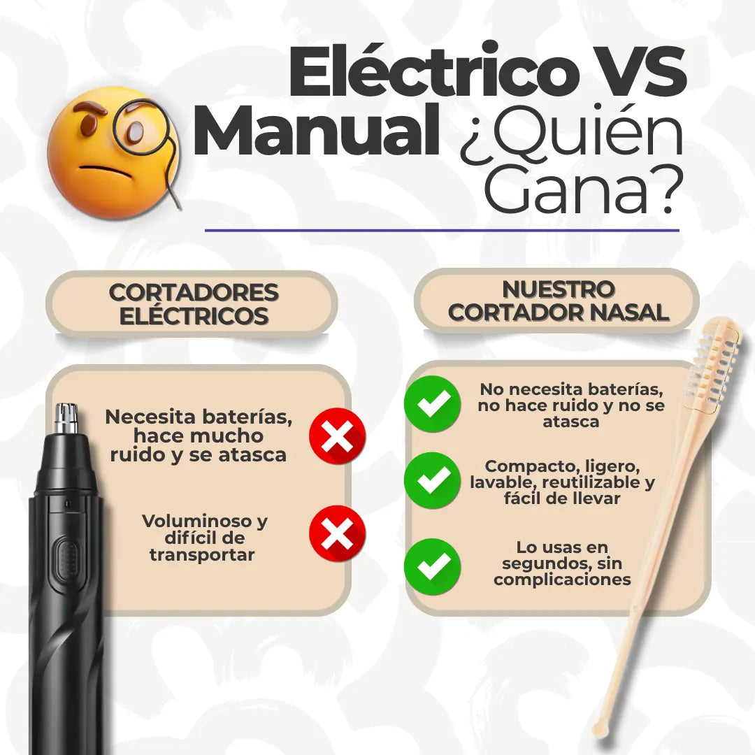 PureNose® Cortador de vello nasal x2 Unidades UPSELL