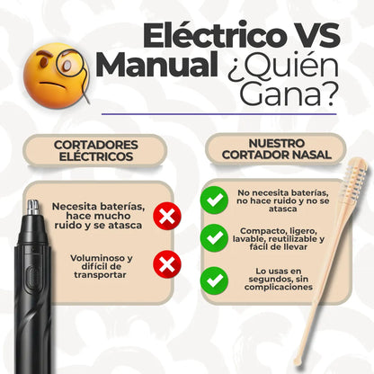 PureNose® Cortador de vello nasal x2 Unidades UPSELL