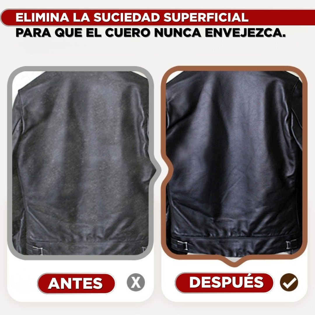 LeatherMaster™  Cepillo + liquido restaurador de cuero OFERTA 2X1