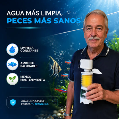 FreshTank Pro™ Filtro Ultrasilencioso y Purificador para Acuarios 💧✨