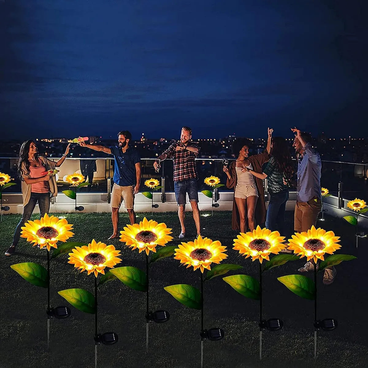 GardenGlow™ Farol de Girasol para Jardín UPSELL