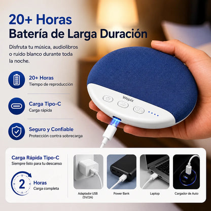 SleepSonic™ Altavoz de Conducción Ósea con Ruido Blanco💤🛏️