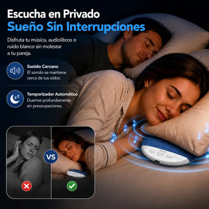SleepSonic™ Altavoz de Conducción Ósea con Ruido Blanco💤🛏️
