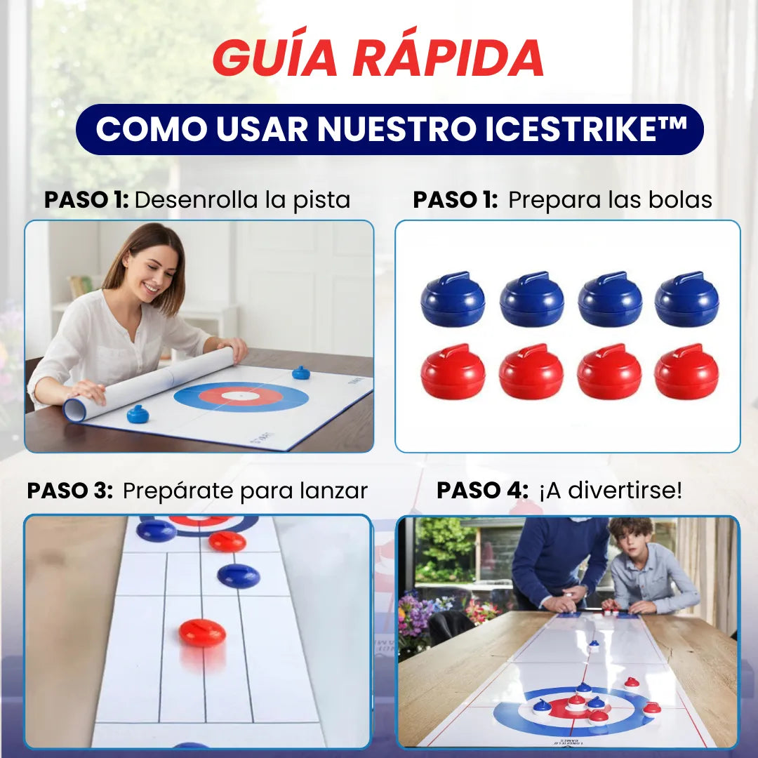 IceStrike™ Juego de Curling de mesa
