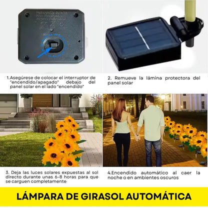 GardenGlow™ Farol de Girasol para Jardín UPSELL