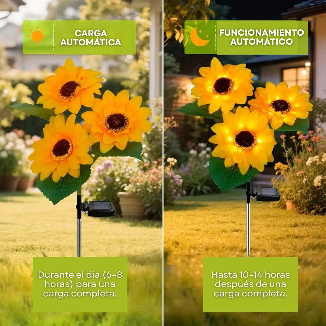 GardenGlow™ Farol de Girasol para Jardín UPSELL