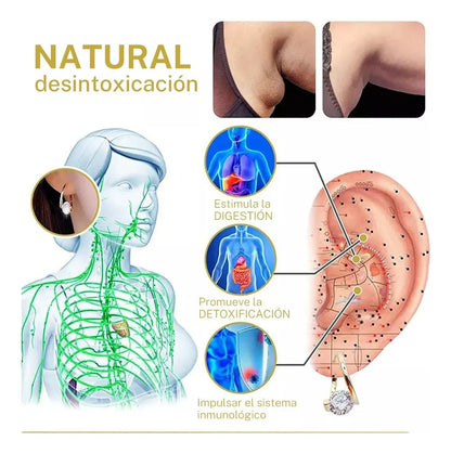Par Pendientes de germanio con terapia magnética 🔥 UPSELL